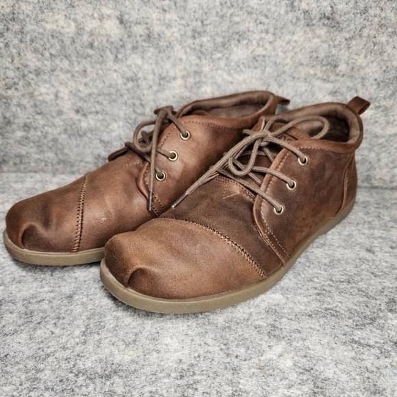 BOBS by Skechers Chill Luxe Lace-up Leather Ankle Boots - Picture 2 of 4